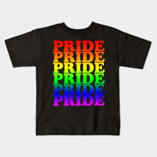 Pride All The Way. Kids T-Shirt